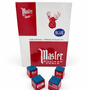Master by Tweeten Premium Quality Blue Billiard Chalk – Pack of 4